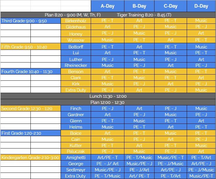 Special Schedule 22-23